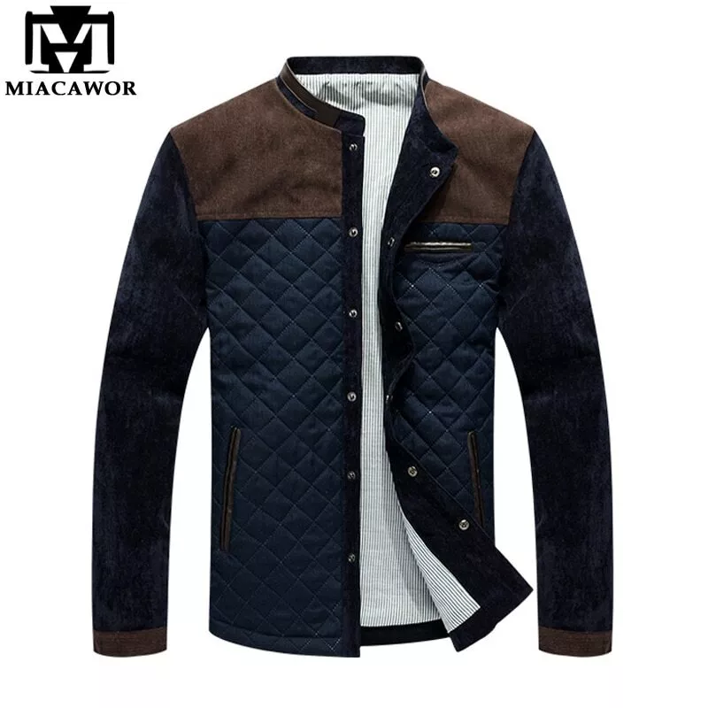 Bomber Elegante Para Hombre Abrigo Informal Otoño Invierno Lujo | eBay