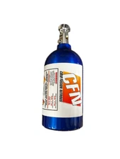 2 LB Nitrous Oxide Bottle Brand New! NOS NX ZEX nitrous bottle. Metallic Blue.