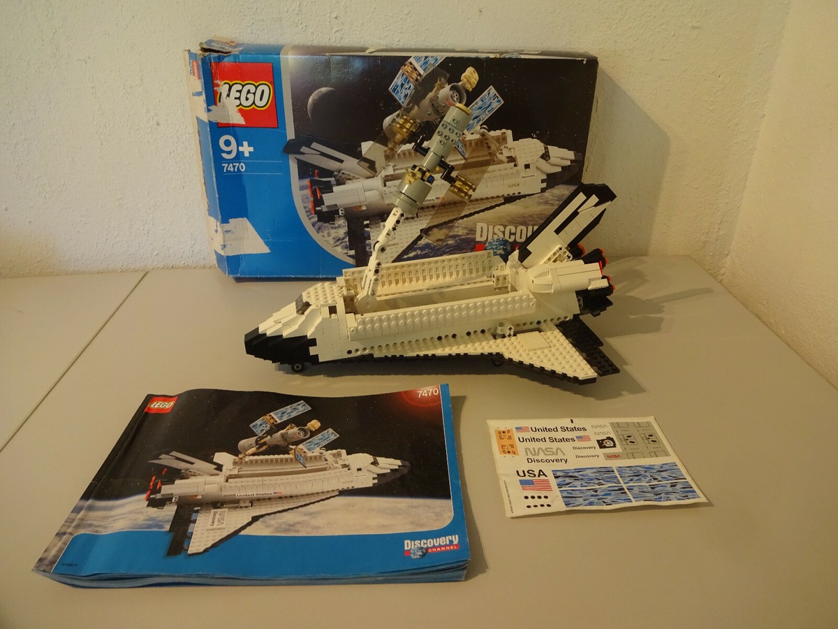 AH 2 ) Lego 7470 Space Shuttle Discovery MIT OVP & BA 100 