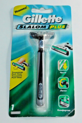 Gillette Slalom Plus Vector Razor With Cartridge New Unopened 2005