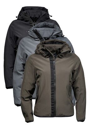 Tee Jays Damen atmungsaktive Urban Adventure Softshell Jacke Mantel mit Kapuze