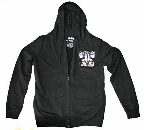 Dc Comics Joker Zip Up Fleece Hoodie - Picture 3 of 3
