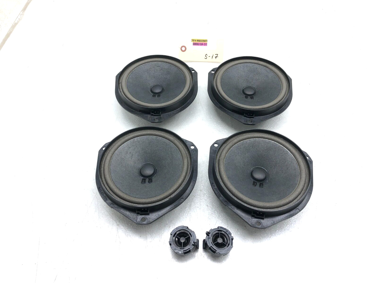 2014-2020 MASERATI GHIBLI SQ4 DOOR SPEAKERS OEM.