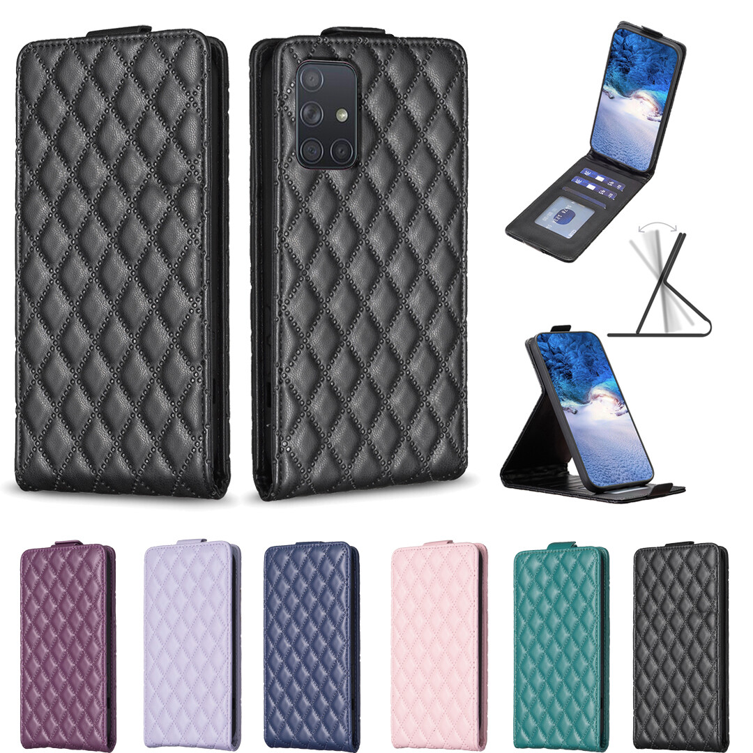 Luxury Card holder Up Down Leather Flip Case Cover For Samsung - Main Image