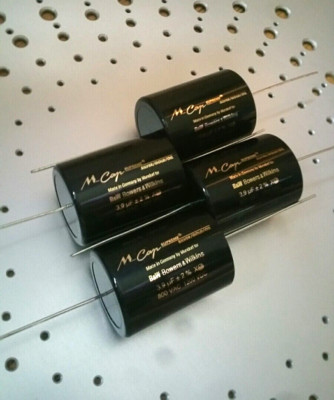 Mundorf Mcap Supreme Silver Gold OIL capacitors 3.9uf/1200VDC, matched quad