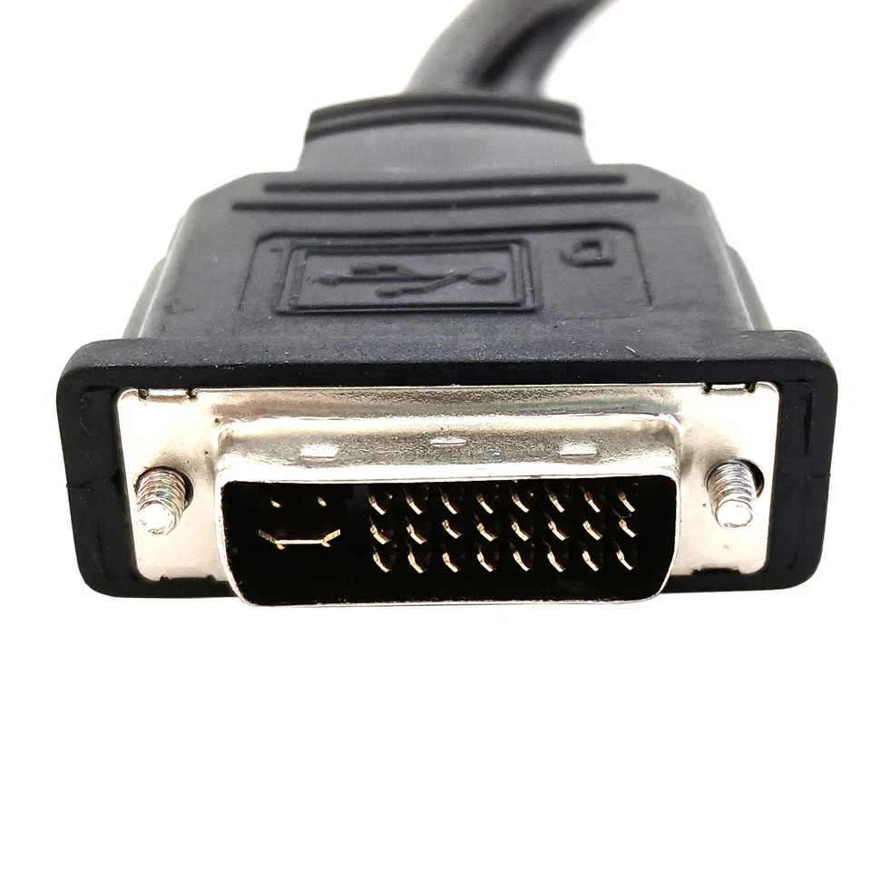 DVI-I 29 Pin auf 2 VGA 15 Pin Buchse Splitter Kabel Grafik Display Video Adapter - Bild 2 von 4