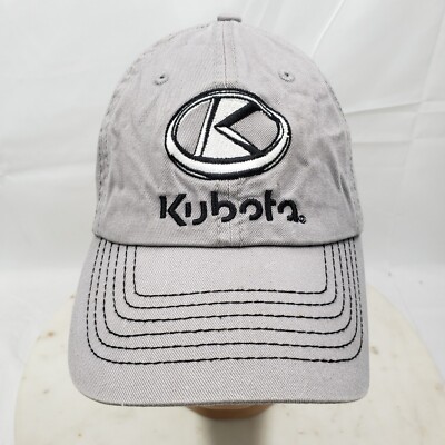 Kubota グレー キャップ 限定生産品】クボタ 3機種キャップ（グレー＆ダークグレー