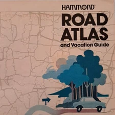 Hammond Road Atlas And Vacation Guide 1978 United States
