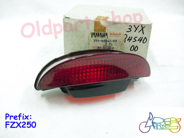 yama✴︎ Yamaha FZX250 ZEAL Taillight Lens 1991-92 NOS FZX 250 REAR