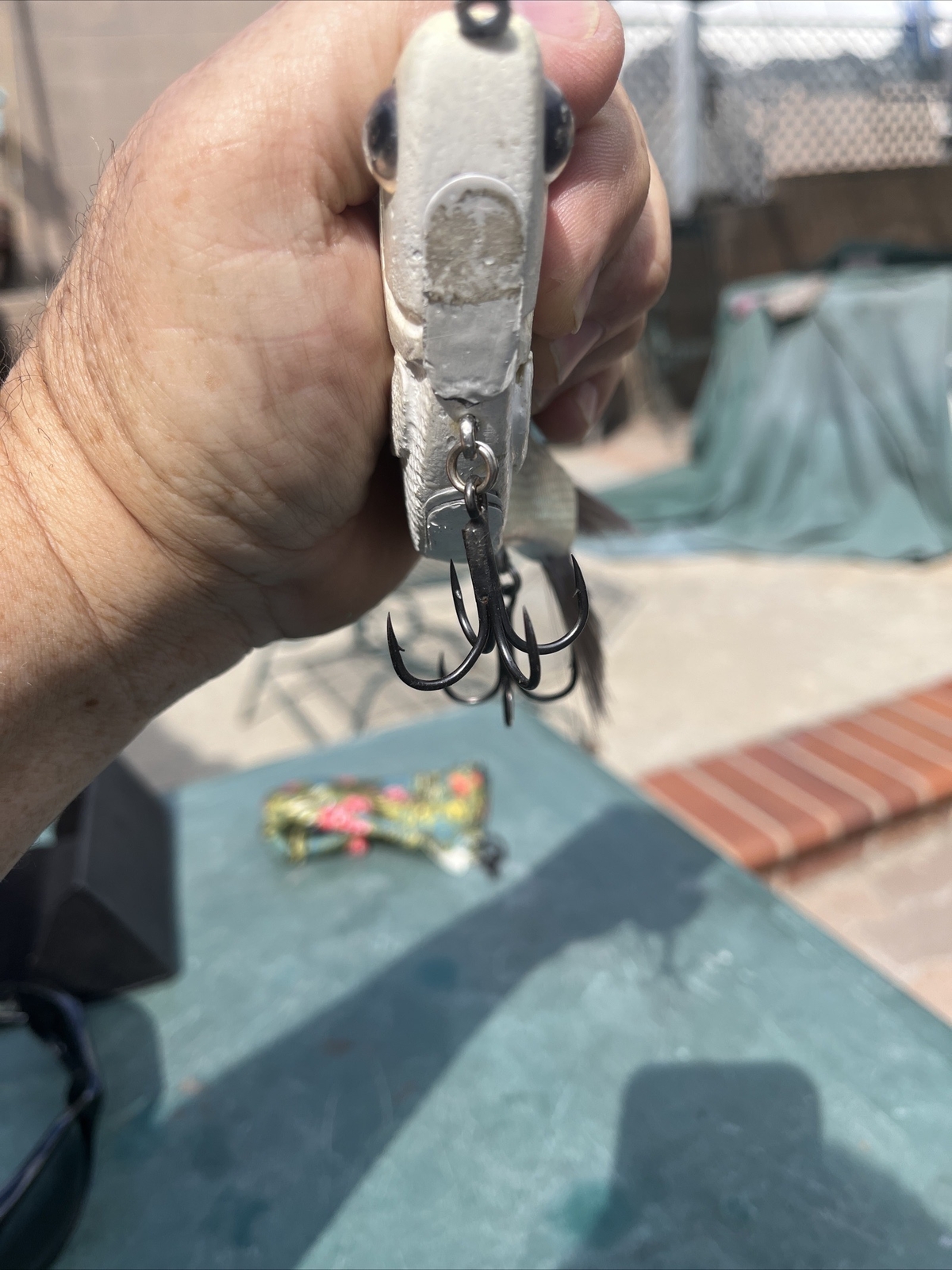 Clutch Swimbait OG  Bone Color Glide Bait Swimbait 7.5” - Image 3