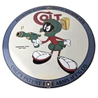 Vintage Colt Porcelain Sign - Marvin the Martian Ray Gun Colt Sign
