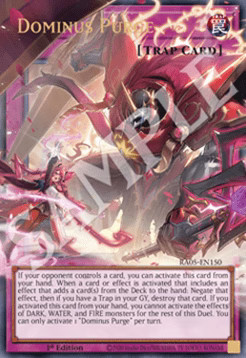 YuGiOh Dominus-Säuberung (V.1) RA05-DE150 Ultra Rare Deutsch Neu 1st