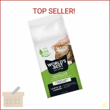WORLD'S BEST CAT LITTER Comfort Care Unscented, 8-Pounds - Natural Ingredients,