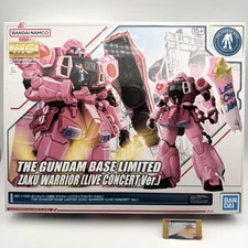 MG 1/100 Zaku Warrior Live Concert Ver Gundam Base Limited Model Kit Bandai