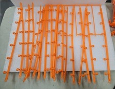 18 Pieces of AURORA AFX 13" ORANGE GUARD RAILS. See Ad. F21