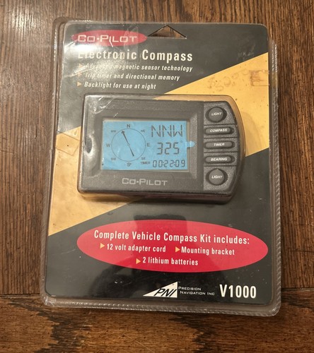 PNI Digital Vehicle Compass V1000 NEW SEALED FAST SHIPPING VTG Co-Pilot READ