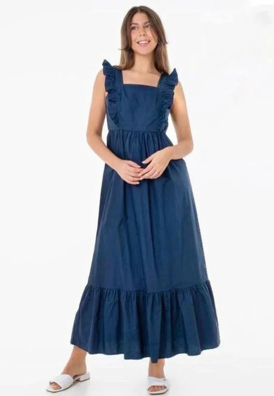 denim and co dresses Wilson Dress-Denim Love Olive Wash inside out separately " Annmarie " Western Buckle