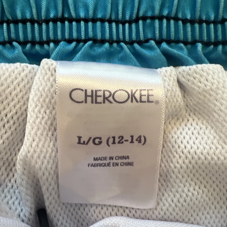 Cherokee Niños XL Bañador Rojo Negro Rayas Board Shorts Malla Forro Talla 14/16 Foto 3 de 3