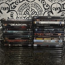 Horror DVD Bundle Lot Of 26 Thriller Scary Suspense Mystery.