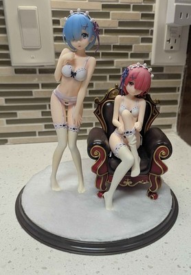 [SET] Re:Zero Rem + Ram Lingerie 1/7th Scale Figures (Wings Inc.)
