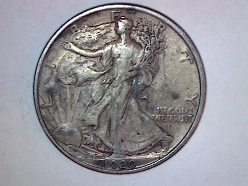 1920 WALKING LIBERTY HALF DOLLAR XF DETAILS