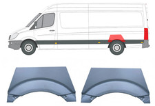 Für Mercedes Sprinter 2006- 2017 Reparaturblech für hinteren Radlauf Satz/ L+R Für Mercedes Sprinter 2006- 2017 Reparaturblech für hinteren Radlauf Satz/ L+R