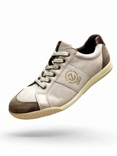 ECCO Men's Soft Leather Sneakers / Casual Shoes SIZE EU 43 Gray