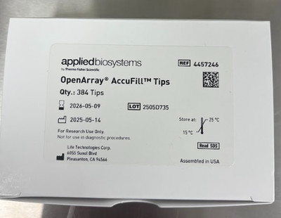Applied Biosystems OpenArray AccuFill  Tips   384 Tips   REF 4457246