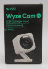 Wyze Cam v4 Security Camera 2.5K Outdoor Color Night Vision Wired NEW SEALED
