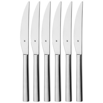 WMF Steakmesser Set 6-teilig Nuova Edelstahl Messer Steak Besteck Steakbesteck