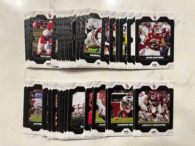 2025 Onit BLACK Oklahoma Sooners Football PICK YOUR PLAYER Base Card qty avail