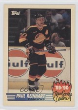 1990-91 Topps Team Scoring Leaders Paul Reinhart #5 1v3