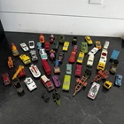 Lot of 50 Vintage Matchbox Lesney Hotwheels Marx Redlines Tootsietoys Cars Truck