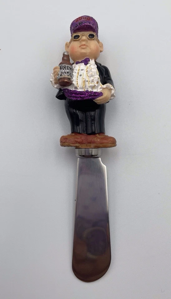 Esparcidores de queso Boston Warehouse de colección de acero inoxidable Y2K 2000 “saucy & picy” Foto 3 de 4