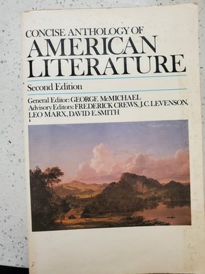 Anthology of American Literature Colonial through Romantic 1980