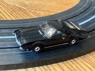 Aurora Thunderjet500 Olds Toronado Painted Black Slot Car