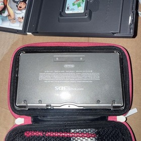 Nintendo 3DS Gray Handheld Console Bundle With Pokemon Mystery Dungeon,tested