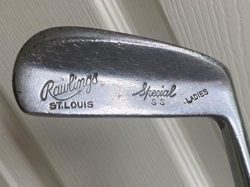 RARE C1930s-40s RAWLINGS SPECIAL S S LADIES BLADE GOLF PUTTER clad steel RH 33"