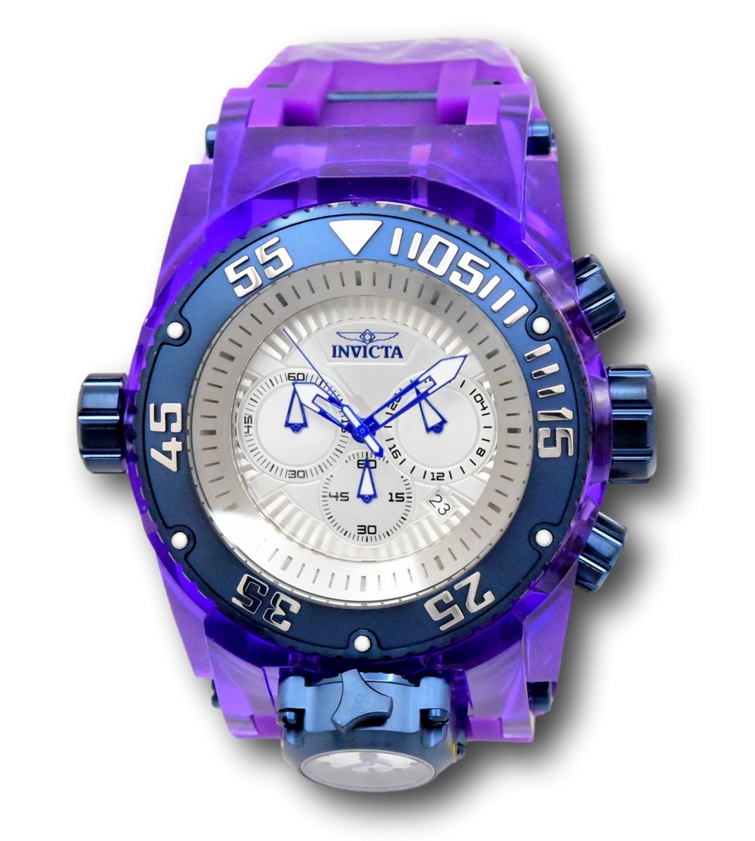 小物入れ fulrentse Invicta Bolt Zeus Magnum Shutter Men's 52mm Dual Time Chronograph