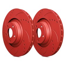 Sp Performance Drilled Slotted 1-piece Brake Rotors Sp Performance Drilled Slotted 1-piece Brake Rotors