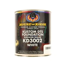 House Kolor Kustom DTS Epoxy Surfacer Sealer Kit, White, Pt# Kd3002