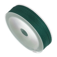 Nylon Twisted Cord 2mm 14 Yards Trim Braided Rope for Decor Necklace Dark Green