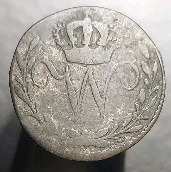 1818 Germany States Wurttemberg 3 Kreuzer Scarce Over 200 Years Old Coin KM 530 - Image 4 of 4