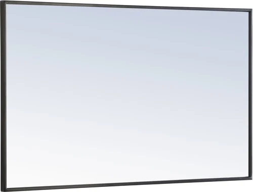 Elegant Lighting MR407Y-24 Vatinius 24" W x 40" H Rectangular - Silver - Picture 8 of 12