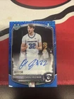 2025-26 Bowman #CPA-OF Owen Freeman Chrome Prospect Autographs Blue Mojo #1/150