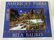 America's Parks Collection Zion National Park Landscape 1000 Piece Jigsaw Puzzle