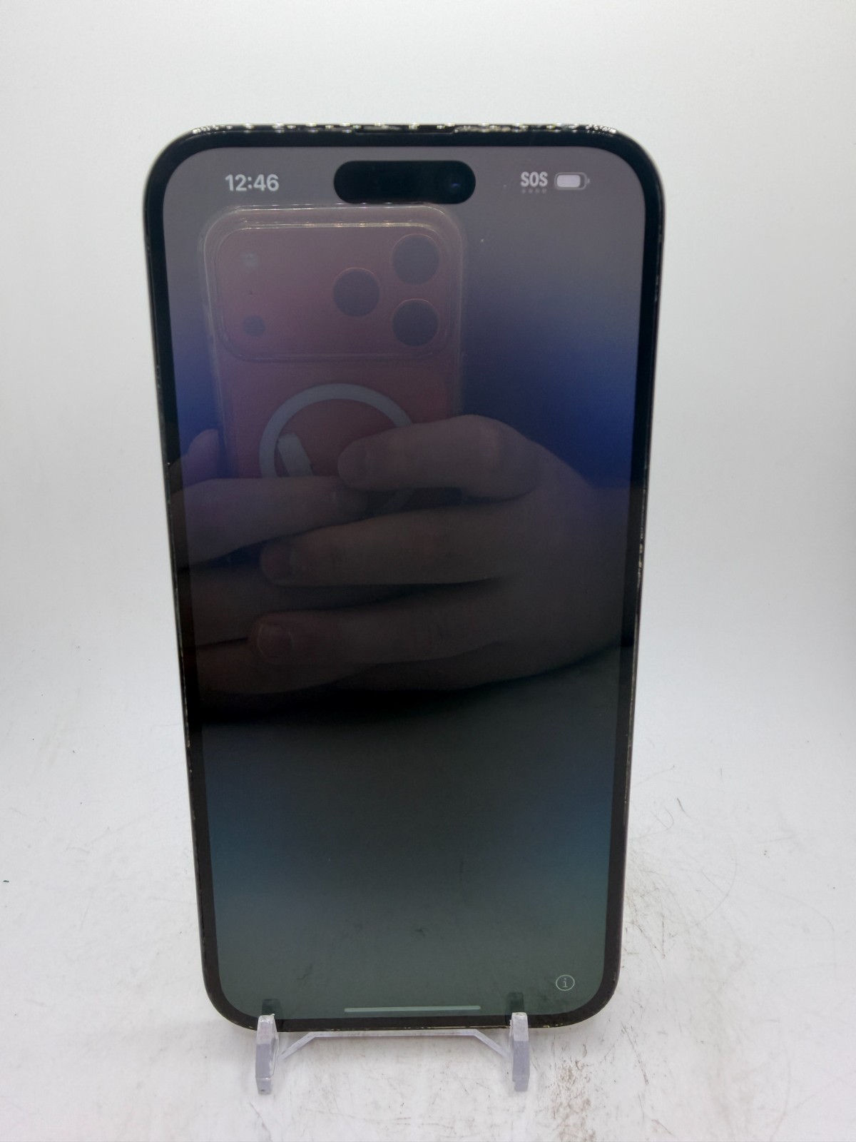 DEFECTIVE Apple iPhone 14 Pro Max  Black  128GB  asis for salvagepartsdi G3D