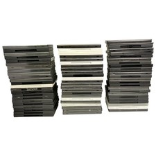Empty DVD Case Lot 70 Cases Black White Plastic Replacement Standard Size
