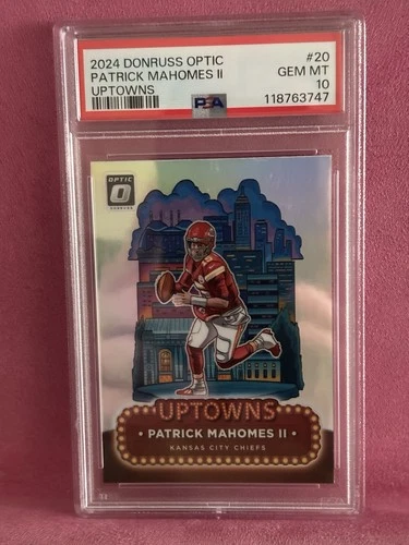 2024 Panini Donruss Optic - Uptowns Patrick Mahomes II #20 PSA 10 Gem Mint