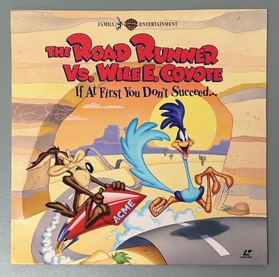 The Road Runner vs Wile E. Coyote Laserdisc 1993 If At First You Don't Succeed